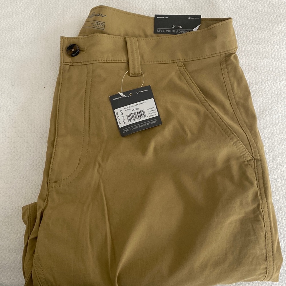 Eddie Bauer Classic/Straight 35/30 horizon guide chino